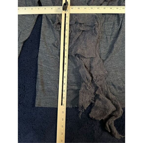 Leifsdottir Anthropologie Ruffle Longsleeve Button Down Sweater Sz Small B8 - Picture 7 of 8